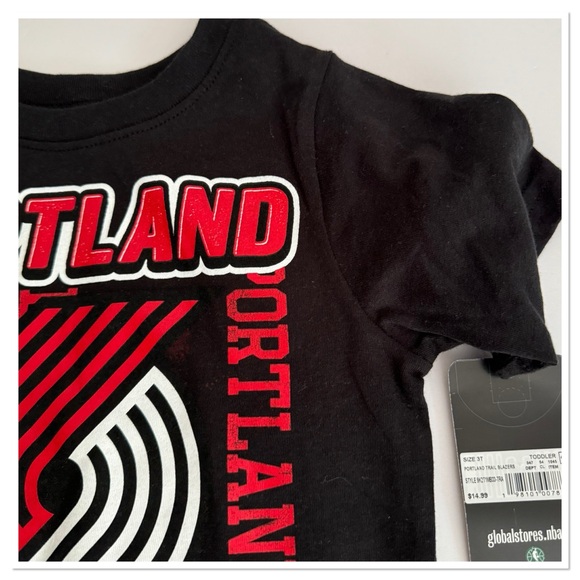 Toddler NBA Portland Trail Blazers T- Shirt Basketball - Picture 3 of 3